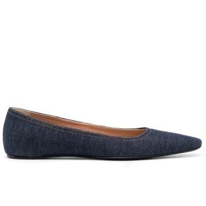 Toteme denim ballet flats size 7 or EU 37